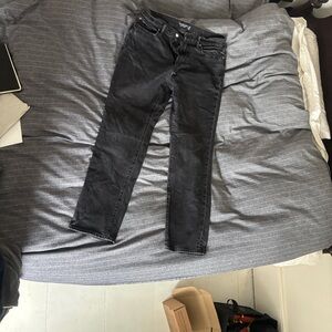 Abercrombie & Fitch Men's Athetic Straight Dark Gray Jeans